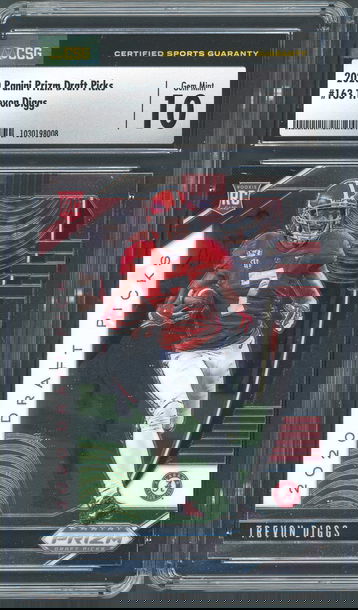 202 Prizm Draft Picks Trevon Diggs RC #163 - CSG 10