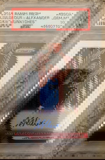 2018 priZm Shai gilgeous-Alexander auto 