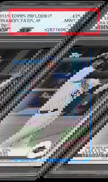2019 Topps PD Fernando Tatis Jr. PSA 9 Mint!
