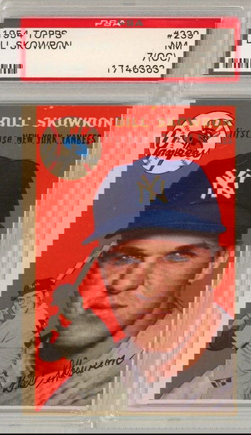 1954 Topps Bill Skowron Rookie #239 PSA 7 (OC) P1308