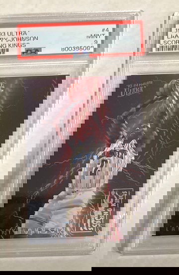 1993 Scoring Kings Larry Johnson Psa 9