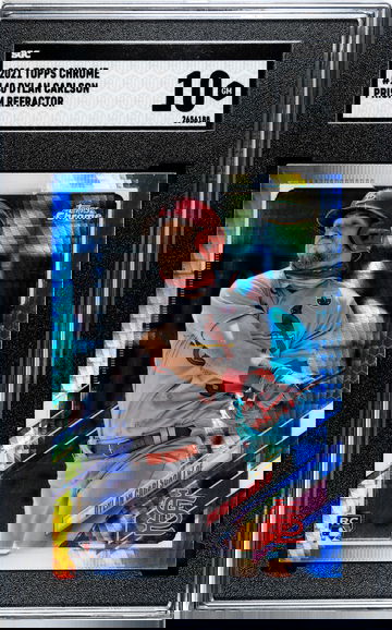 Dylan Carlson - 2021 Topps Chrome Prism Refractor #140 RC SGC 10