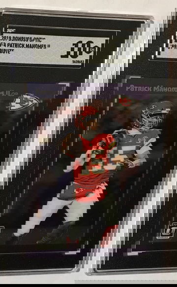 2019 Optic Patrick Mahomes 89 Tribute SGC 10