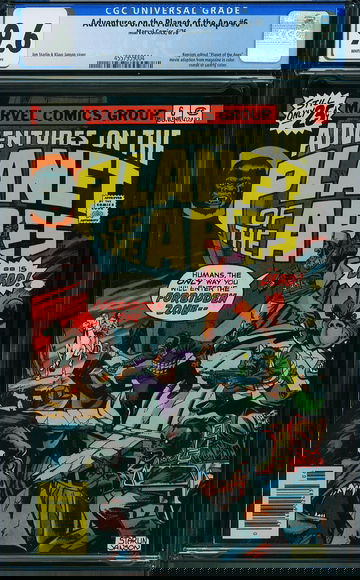 ADVENTURES ON THE PLANET OF THE APES #6, CGC 9.6 NM+