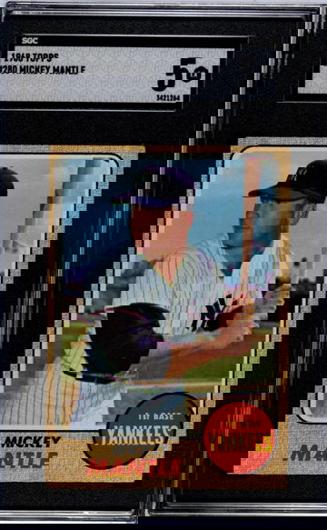 1968 Topps Mickey Mantle #280 SGC 5