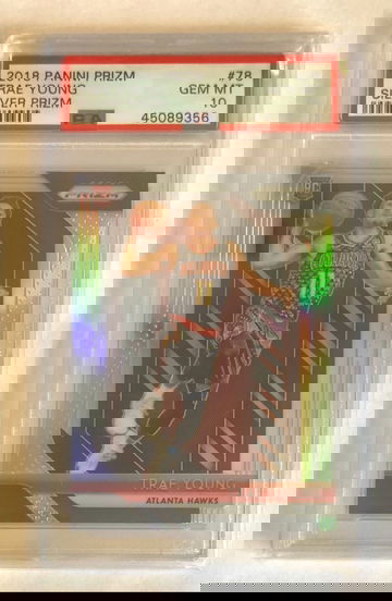 2018 Trae Young Silver Prizm #78 PSA 10