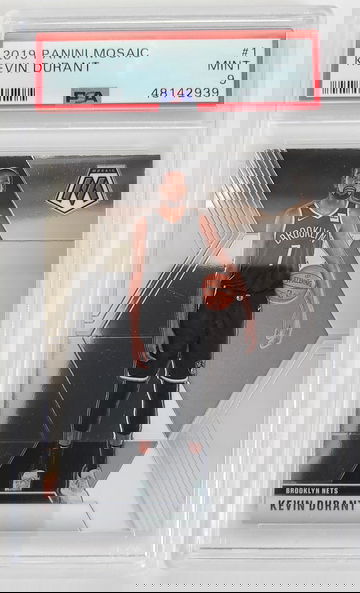 2019-20 Panini Mosaic Kevin Durant #1 PSA 9 MINT