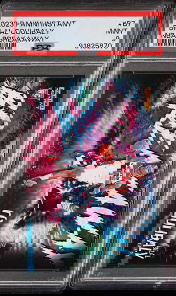 Bilal Coulibaly 2023-24 Panini NBA Breakaway #7 Rookie Card 1 of 4085 PSA 9 Mint