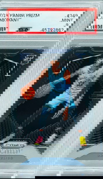 Ja Morant 2019 Prizm #249 Rookie Base PSA 9