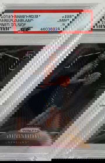 2019-20 Prizm Darius Garland Turned to Side Variation Rookie PSA 9