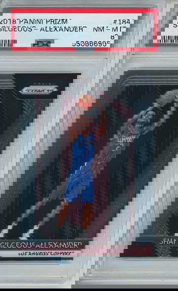 2018 Shai Gilgeous-Alexander Prizm PSA 8 Near-Mint