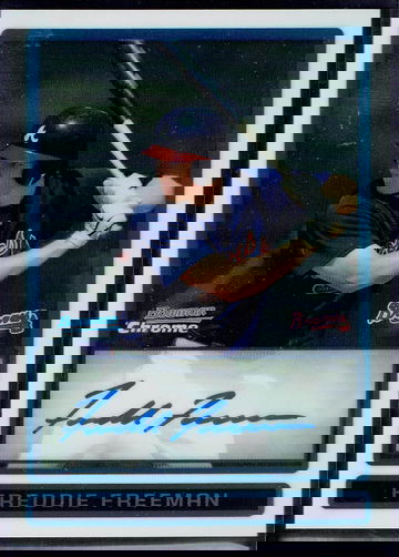 Freddie Freeman 2009 Bowman Chrome Autograph (#3)