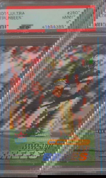 2001 Ultra Drew Brees #260  1148/2499