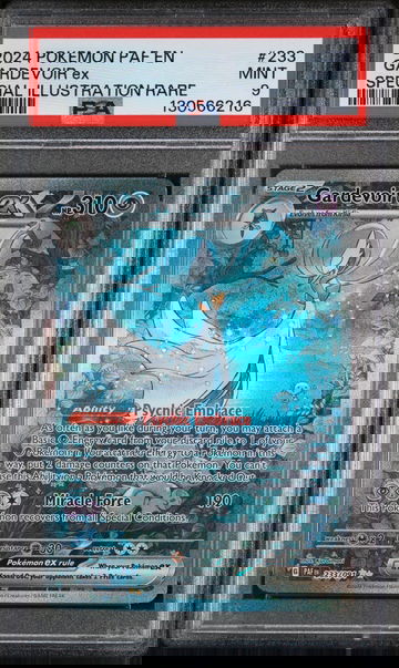 2024 Pokemon Scarlet and Violet Paldean Fates Special Illustration Rare Gardevoir Ex #233 PSA 9
