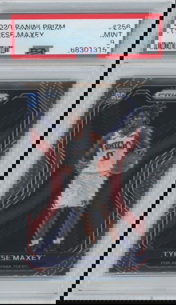 2020 Panini Prizm Tyrese Maxey Rookie #256 PSA 9