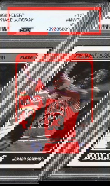 1988 Fleer Michael Jordan #17 PSA 9