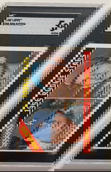 1966 Topps Don Sutton Rookie Card SGC 3