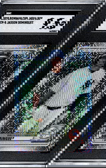 2020 Bowman Chrome Mega Box #BCP-8 Jasson Dominguez SGC 9.5