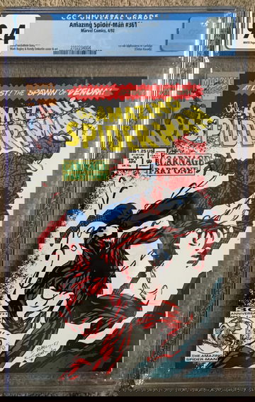 Amazing Spider-Man #361 CGC 9.4 1st Appearance of Carnage