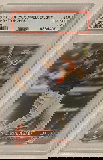 2018 Rafael Devers RC PSA 10 Gem Mint Topps CS Rookie Card Boston Red Sox