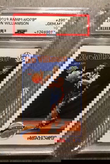 2019 hoops zion Williamson tribute psa 10