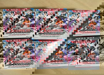 2021 Bowman Mega Box Factory Sealed Lot of 6