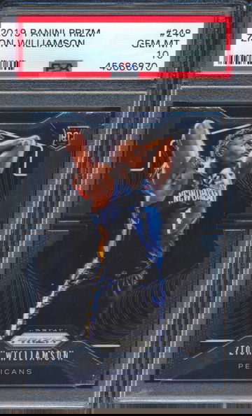 2019 Panini Prizm #248 Zion Williamson RC Rookie PSA 10 GEM MINT