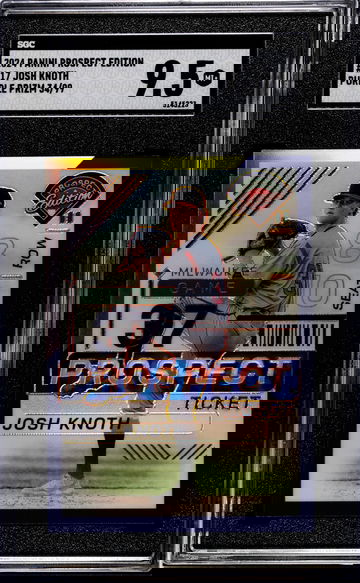 2024 Panini Prospect Purple Prizm Josh Knoth #117 /99 SGC 9.5