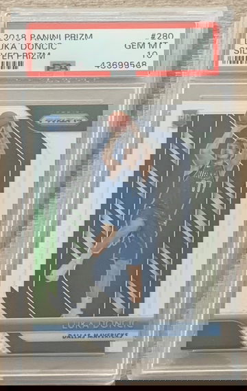 LUKA DONCIC 2018-19 PRIZM SILVER PSA 10