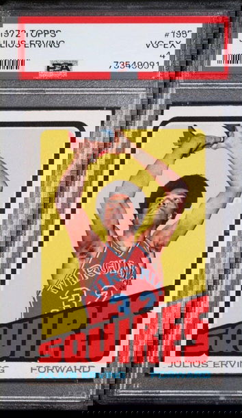 1972 Topps- Julius Erving- PSA 4