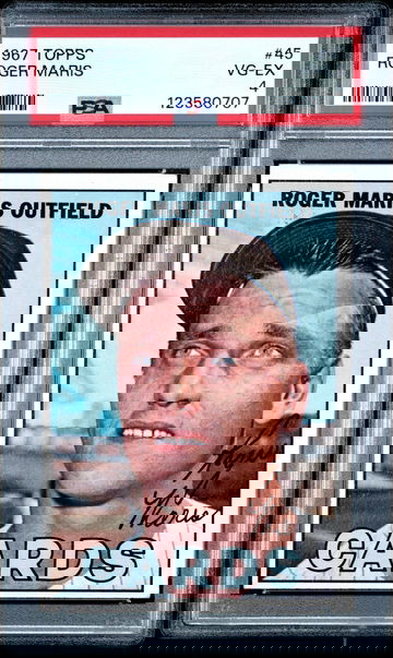 1967 Topps Roger Maris #45 PSA 4