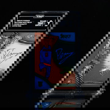 Kristaps Porzingis 2015-16 Select Signatures Copper AUTO #/49