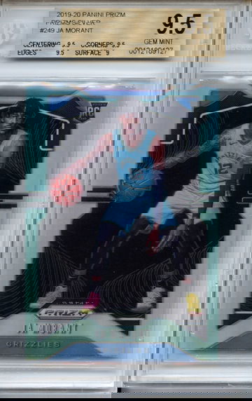 2019 Prizm Ja Morant Silver RC BGS 9.5