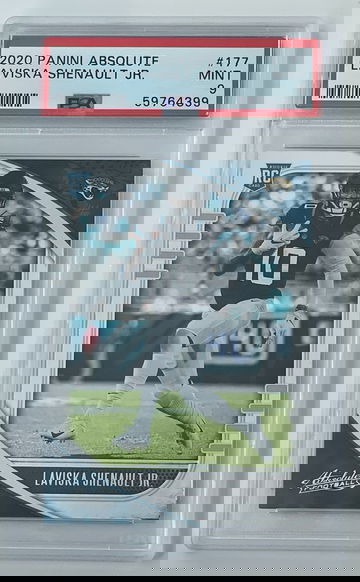 Laviska Shenault Jr. 2020 Panini Absolute Football Base Rookie Card PSA 9 MINT