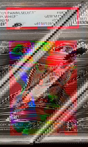 2019-20 Select Coby White /199 Red PSA 10