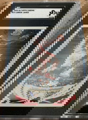 2004-05 Topps Chrome - Lebron James - SGC Mint 9 MT