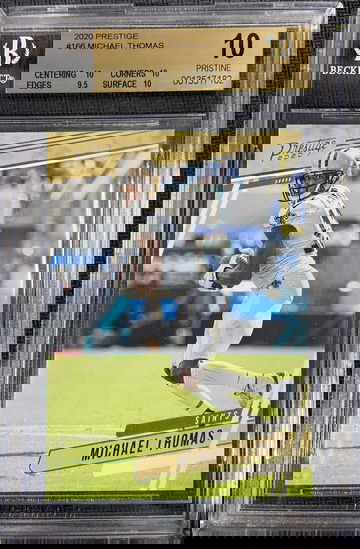 2020 Panini Prestige Michael Thomas BGS 10 PRISTINE (3 - 10's!) POP 1