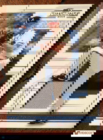 Greg Maddux 2004 Donruss Timelines Game-Worn Materials Card #17 Atlanta Braves