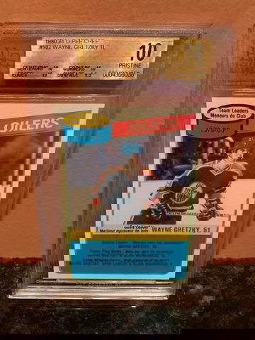 1980-81 O-PEE-CHEE OPC Wayne Gretzky #182 TL BVG BGS 10 Pristine (Pop of 2)