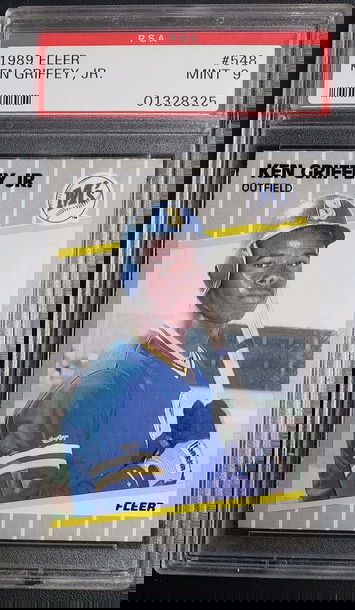 1989 Fleer #548 Ken Griffey Jr RC PSA 9 MINT
