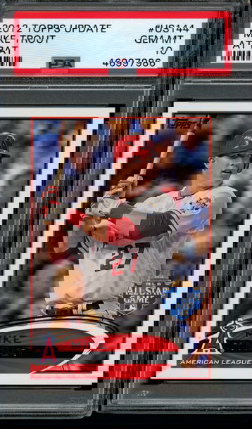 2012 Topps Update #US144 Mike Trout PSA 10 GEM MINT