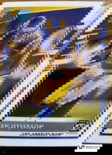 🔥2020 Donruss Optic Van Jefferson Rated Rookie Card RC Rams #176 Los Angeles