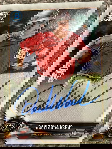 2018 Bowman Chrome Daulton Varsho auto 