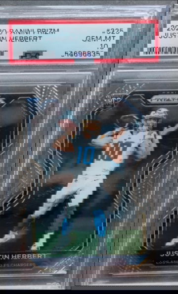 2020 Prizm Justin Herbert PSA 10