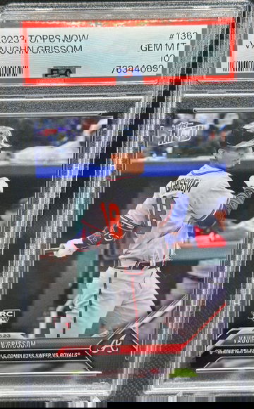 2023 Topps Now ONLINE EXCLUSIVE Vaughn Grissom SP RC #136 PSA 10 ANGELS!