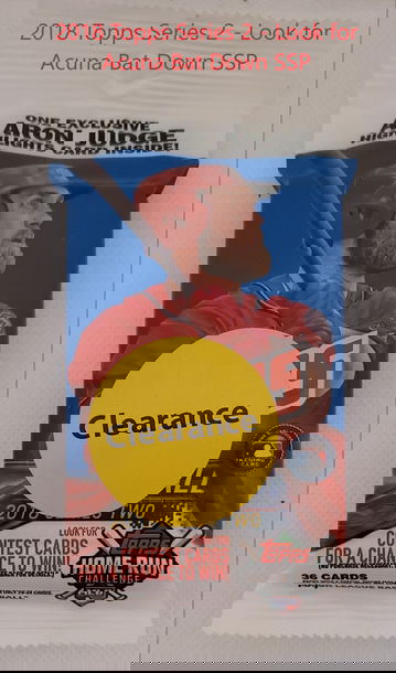 2018 Topps 2 Fat Pack - Possible Acuna Bat Down SSP?!?