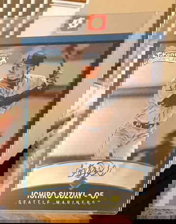 2001 2016 Reprint Bowman Chrome Ichiro Suzuki Rookie Auto Jumbo 8x10 Sealed