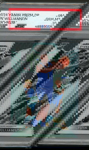 Zion Williamson 2019 Prizm Draft Silver PSA 10 