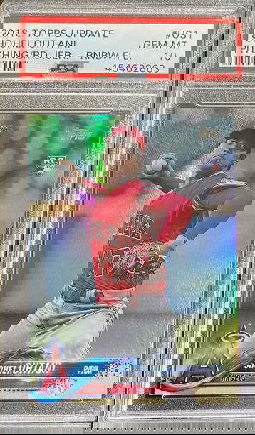 2018 Topps Shohei Ohtani Rainbow Foil Refractor Rookie RC PSA 10