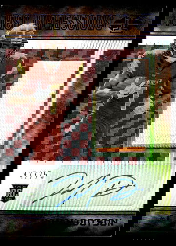 2022 Panini Illusions First Impressions Jahan Dotson #111 RC RPA Auto /75